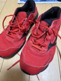 今週限定最終値下げ！！MIZUNO スニーカー レッド 25.0cmのサムネイル