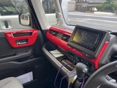 ホンダ N-BOX インテリアパネル レッド　オーナメントパネル JF3のサムネイル