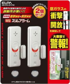 エルパ ELPA 薄型 アラーム窓 防犯 ASA-W13-2P(PW)のサムネイル