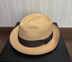 新品　【訳あり】MAYSER マイザー　メンズ麦わら帽子　ハット　57㎝