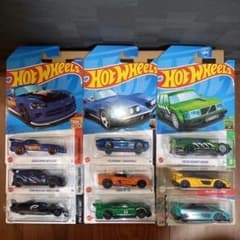 ホットウィール9台セット バイパー ボルボ マクラーレン マスタング
