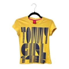 tommy girl トミーガール ロゴTシャツ イエロー Sのサムネイル