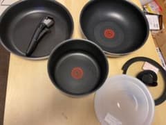 ティファール T-fal フライパン　6点セット　ガス火用のサムネイル