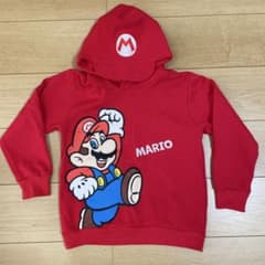 マリオ パーカー 130サイズ 赤のサムネイル