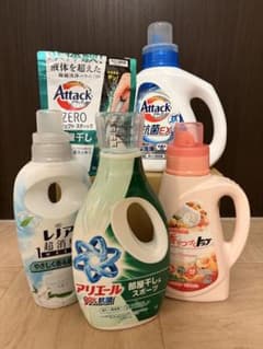 日用品洗剤、柔軟剤おまとめ⭐︎ アタック、アリエールなどのサムネイル