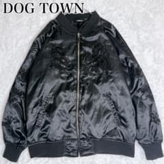 DOGTOWN ドッグタウン スカジャン 黒龍 BLACK DRAGON 刺繍 - メルカリ