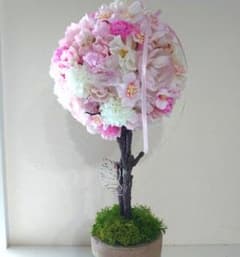 お家でお花見・満開桜のトピアリーのサムネイル