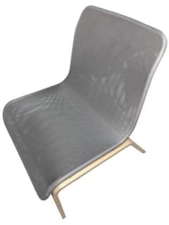 美品】IKEA ワイドサイズ メッシュチェア グレー - メルカリ