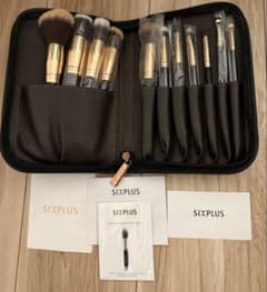 SIXPLUS メイクブラシセット 専用ケース付きのサムネイル