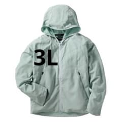 ワークマン Xshelter暑熱αフーディー 3L ミントグリーン