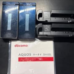 AQUOS ケータイ SH-02L 2台セット 卓上ホルダー付 新品未使用 - メルカリ