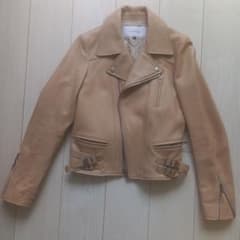【美品】シープスキン ライダースジャケットのサムネイル