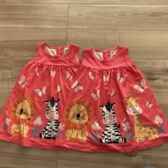 SHEIN ベビーワンピース 2枚セット 双子用のサムネイル