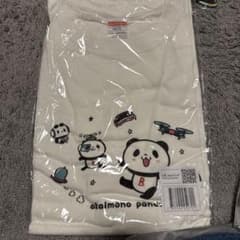 お買いものパンダキャラクターTシャツ ホワイト　Lサイズのサムネイル