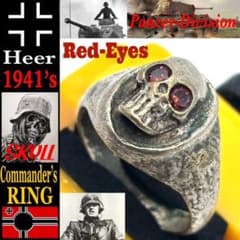 1941’s～★ドイツ国防軍装甲師団★ Skull Ring★ ミリタリーリング 1941's～☆ドイツ国防軍装甲師団☆ Skull Ring☆ ミリタリーリング
