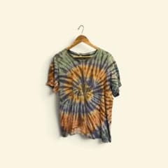 タイダイ柄 クルーネック Tシャツ XLのサムネイル