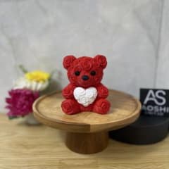 【新作・送料無料】ローズベア 枯れない薔薇のくまさん インテリア ギフトのサムネイル