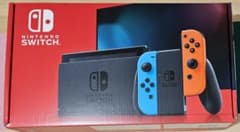 Nintendo Switch 本体 青/オレンジ ジョイコン付き - メルカリ