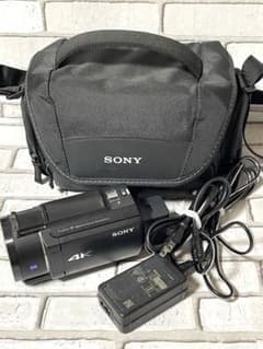 中古】SONY 4K FDR-AX45 &SONYバッグ付 ビデオカメラ本体 - メルカリ