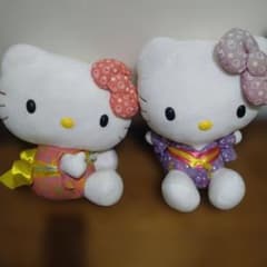 ハローキティ ぬいぐるみ 2点セット 浴衣のサムネイル