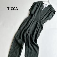 TICCA ティッカ リネンコンビネゾン オールインワン 24SS カーキ 