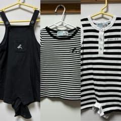 agnes b. ベビー ロンパース Tシャツ　3枚セットのサムネイル