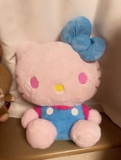 ハローキティ ぬいぐるみ マスコット ピンク ブルーのサムネイル