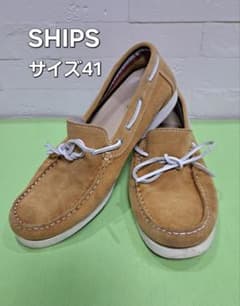 SHIPS スエードモカシン シューズ サイズ41のサムネイル