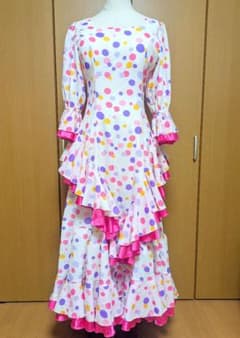 prima boutique フラメンコドレス 水玉模様 prima boutique フラメンコ衣装 ドレス 水玉 - メルカリ