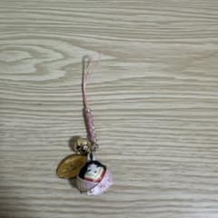 和風 ストラップ お雛様 鈴付きのサムネイル
