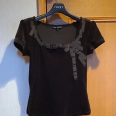 ～きなこ様用～✨お値下げ✨　FOXEY　NEW YORK　38 ベロアカットソーのサムネイル