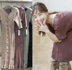 正規品スナイデル♡フロントボタンニットワンピのサムネイル