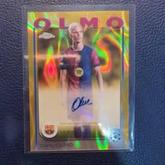 Dani Olmo Topps Chrome 15/50 直筆サインのサムネイル