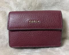 フルラ 三つ折り財布 ボルドー レザー FURLA コンパクトウォレットのサムネイル