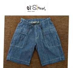 BEAMS別注 orSlow デニム カーゴ ショートパンツ - メルカリ