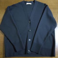 エブールebure シルクコットンVネックカーディガン ブラック - メルカリ