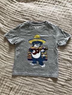 【美品】グラニフ 100 Tシャツ メキシコ猫のサムネイル