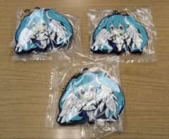 初音ミク ウイングガンダムゼロ(EW) ラバスト3個セットのサムネイル