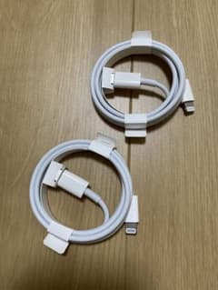 Apple 純正 Lightningケーブル 2本セット　USB-Cタイプのサムネイル
