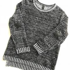 完売品クロムハーツ カシミア100%スターパッチ ニットセーターM ジャケットのサムネイル