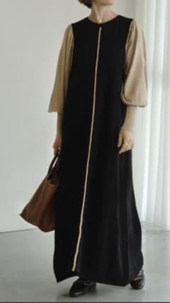 ✳︎Bab配色ニットロングワンピース✳︎のサムネイル