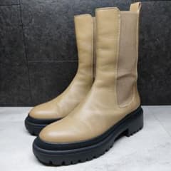 美品 トゥモローランド ライトラバーソール サイドゴアブーツ 36