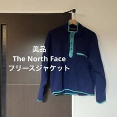 美品 the north face フリース　フリースジャケット ネイビーのサムネイル