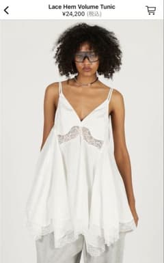 project project ★Lace Hem Volume Tunic project project ☆Lace Hem Volume Tunic - メルカリ