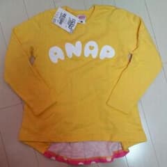 新品【ANAP　Kids】120/切り替え♡トレーナーのサムネイル