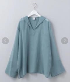 6 ROKU SHEER SAILOR COLLAR BLOUS ブラウス 38 6(ROKU) SHEER SAILOR COLLAR BLOUSE ブラウス - メルカリ