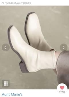 【新品未使用】Aunt Marie'sショートブーツのサムネイル