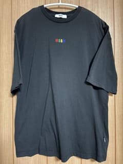 MSGM ロゴ刺繍 Tシャツ ブラックのサムネイル