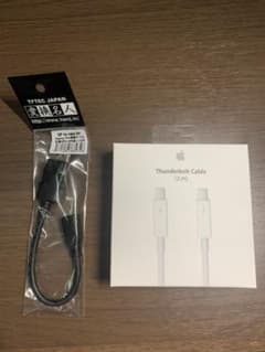 【新品】Apple thunderbolt2純正ケーブルのサムネイル