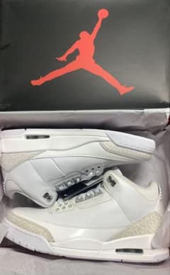 G*D様 Air Jordan 3 ホワイト シューズのサムネイル